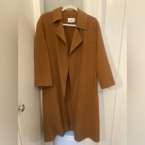 Lattelier wool brown coat, size Small